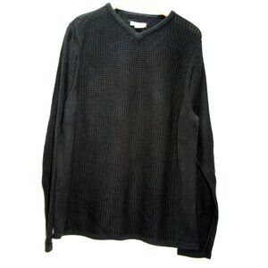 Carbon2Cobalt Mens L Serendipity Black VNeck Cashmere Blend Sweater Capsule Prep